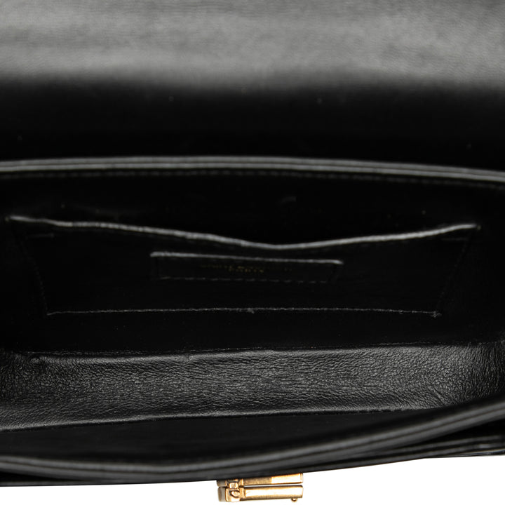 Saint Laurent Small Cuir de veau Solferino Sac In Boîte