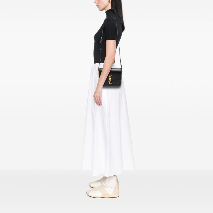 Saint Laurent Small Cuir de veau Solferino Sac In Boîte