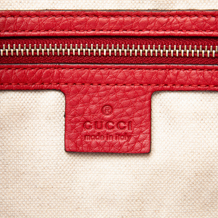 Gucci Sac à main GG Web Joy Boston Moyen Rouge – vue 5 – GABY PARIS
