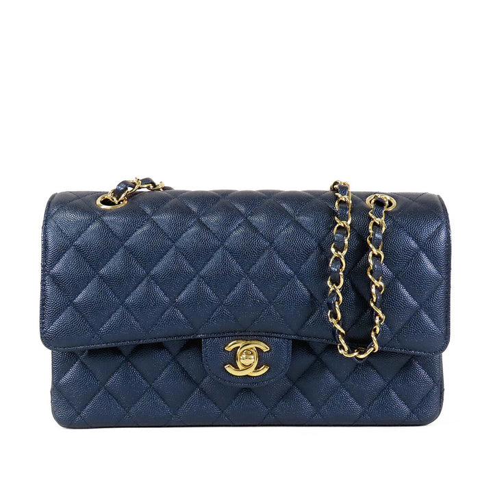 Chanel Medium Classic Caviar Double rabat