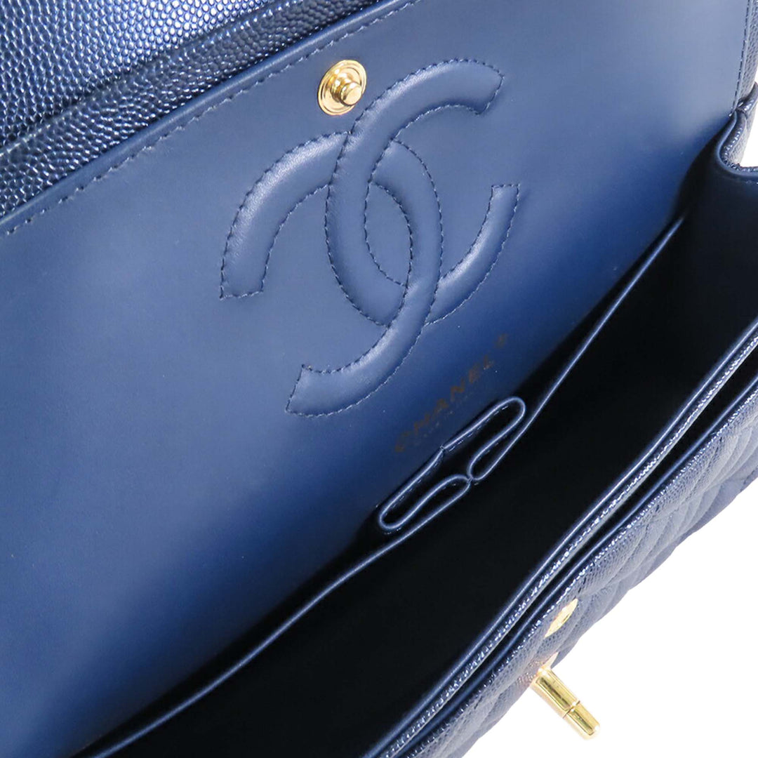 Chanel Medium Classic Caviar Double rabat