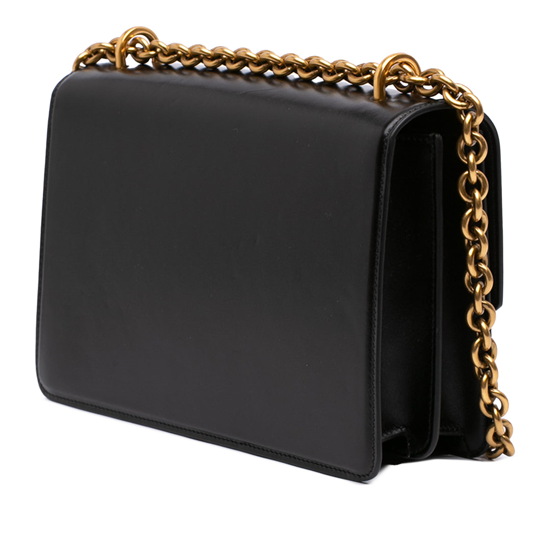 Valentino Small brillant Cuir de veau VLogo Vain Sac porté croisé