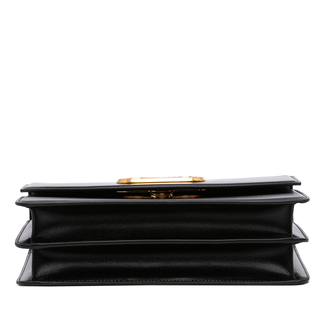 Valentino Small brillant Cuir de veau VLogo Vain Sac porté croisé