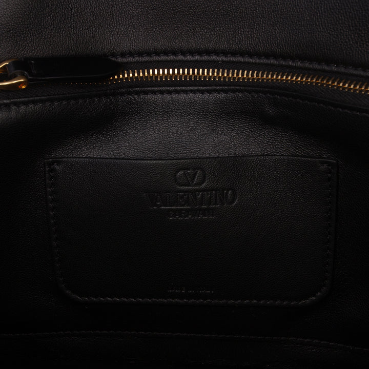 Valentino Small brillant Cuir de veau VLogo Vain Sac porté croisé