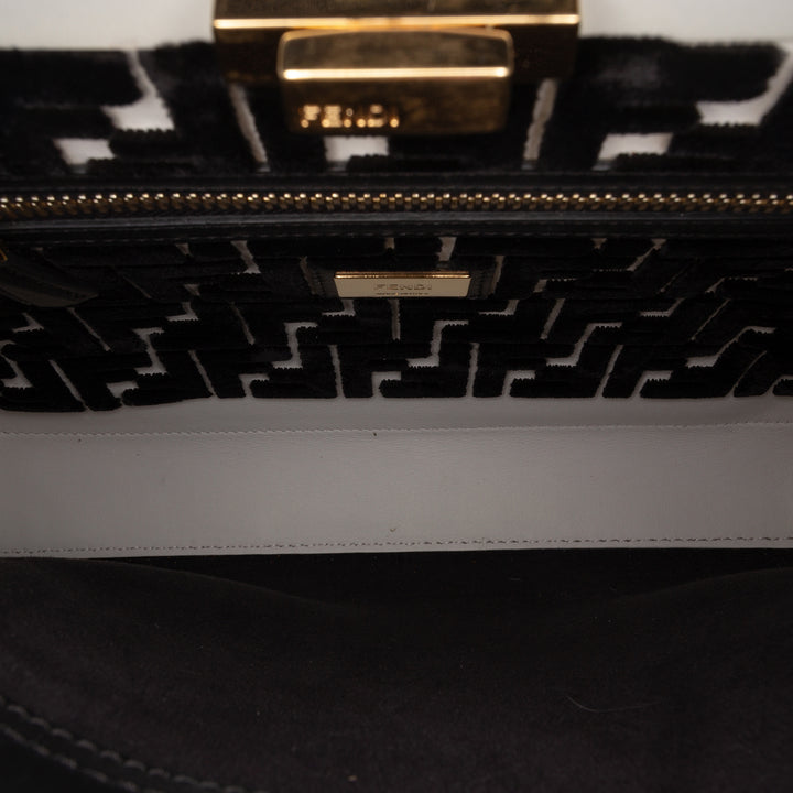 Fendi Medium Bicolor Cuir Peekaboo ISeeU Sac
