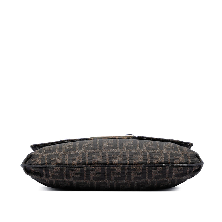 Fendi Large Zucca Toile Mia à rabat Sac bandoulière