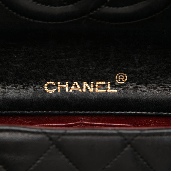 Chanel CC Matelassé Cuir d’agneau Turnlock Full Simple rabat