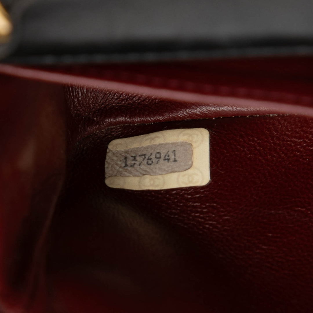 Chanel CC Matelassé Cuir d’agneau Turnlock Full Simple rabat
