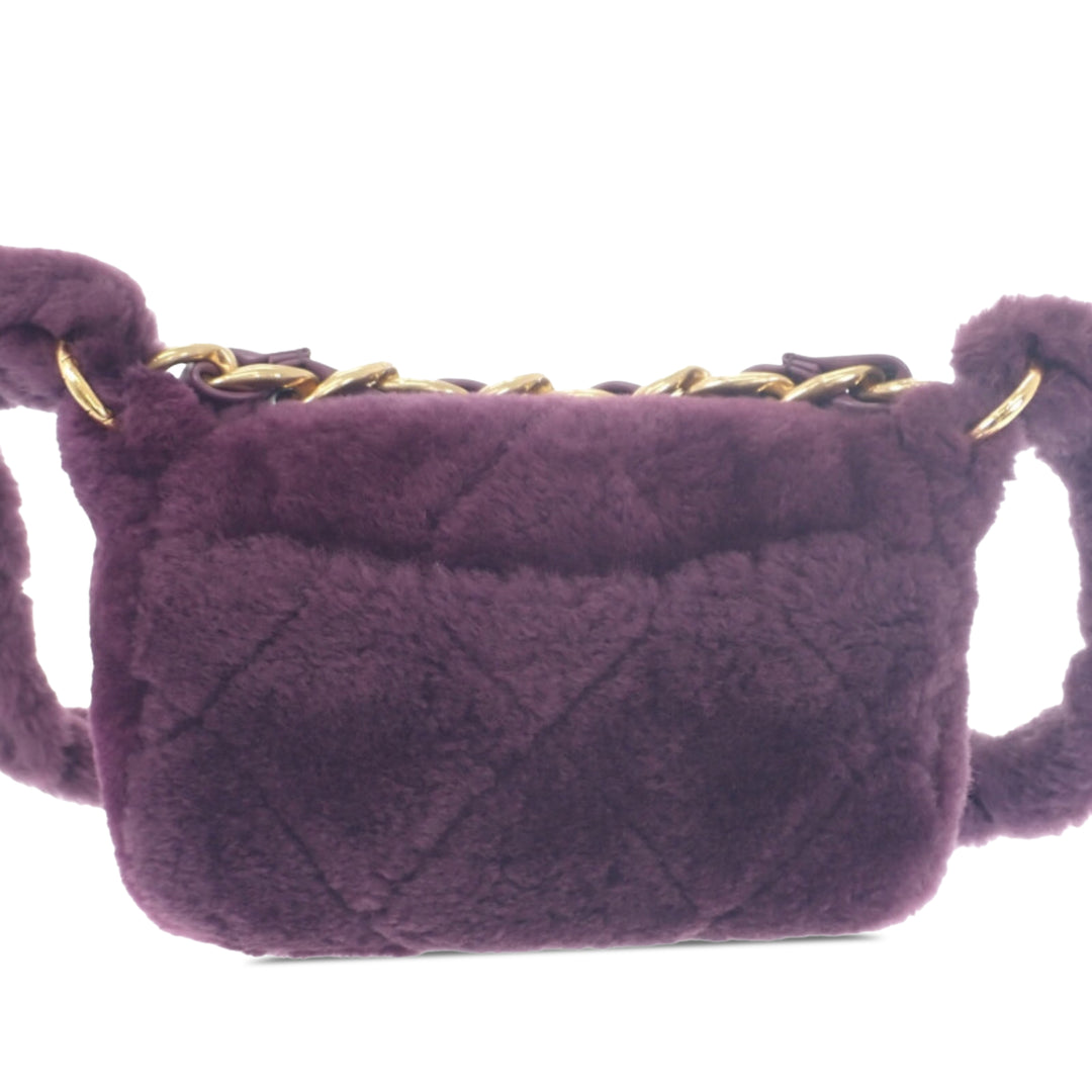 Matelassé Shearling Coconing Rabat simple Violet