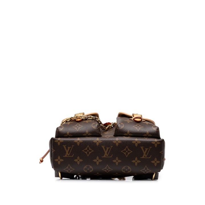 Louis Vuitton Sac à dos Excursion Monogram PM Marron – vue 3 – GABY PARIS