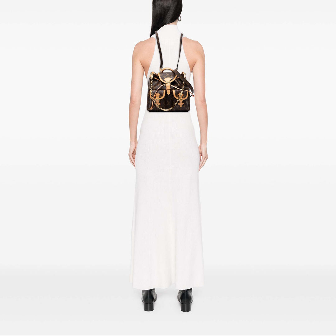 Louis Vuitton Sac à dos Excursion Monogram PM Marron – vue 6 – GABY PARIS