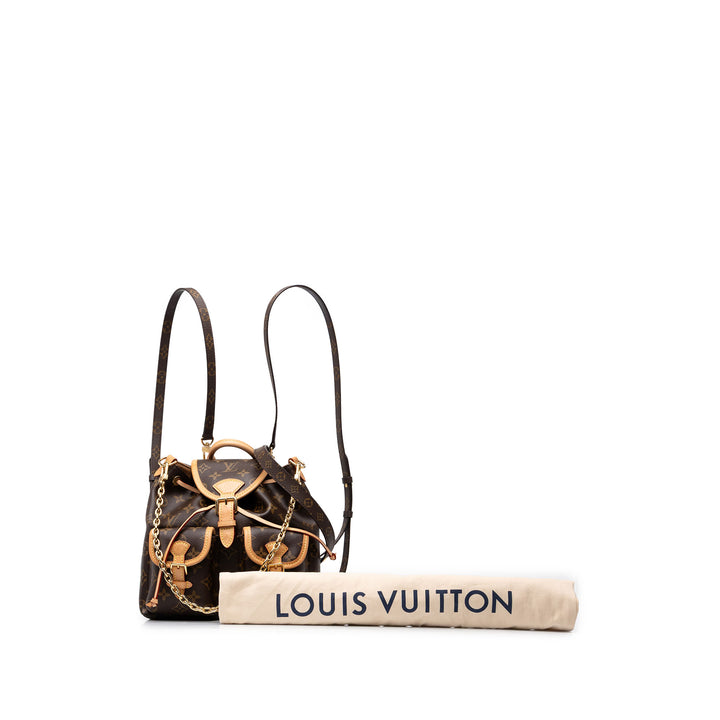Louis Vuitton Sac à dos Excursion Monogram PM Marron – vue 7 – GABY PARIS