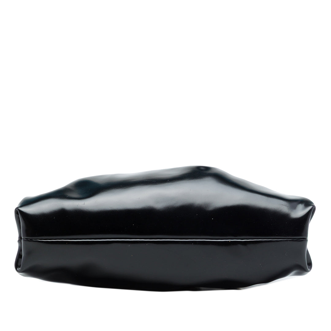 Bottega Veneta Pochette Brushed The Mini Cuir de veau Noir – vue 3 – GABY PARIS