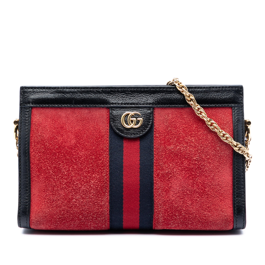 Gucci Small Daim Web Ophidia Chain Sac porté croisé