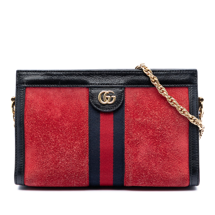 Gucci Small Daim Web Ophidia Chain Sac porté croisé