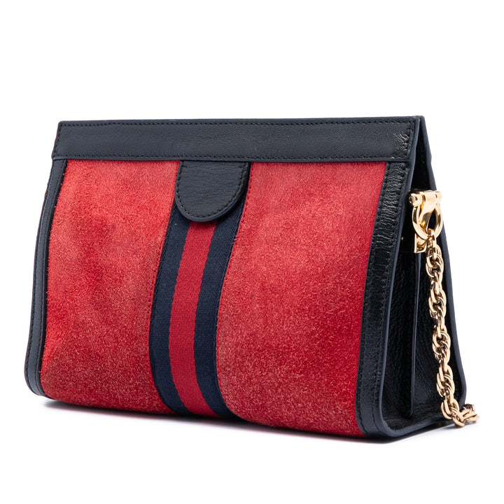 Gucci Small Daim Web Ophidia Chain Sac porté croisé