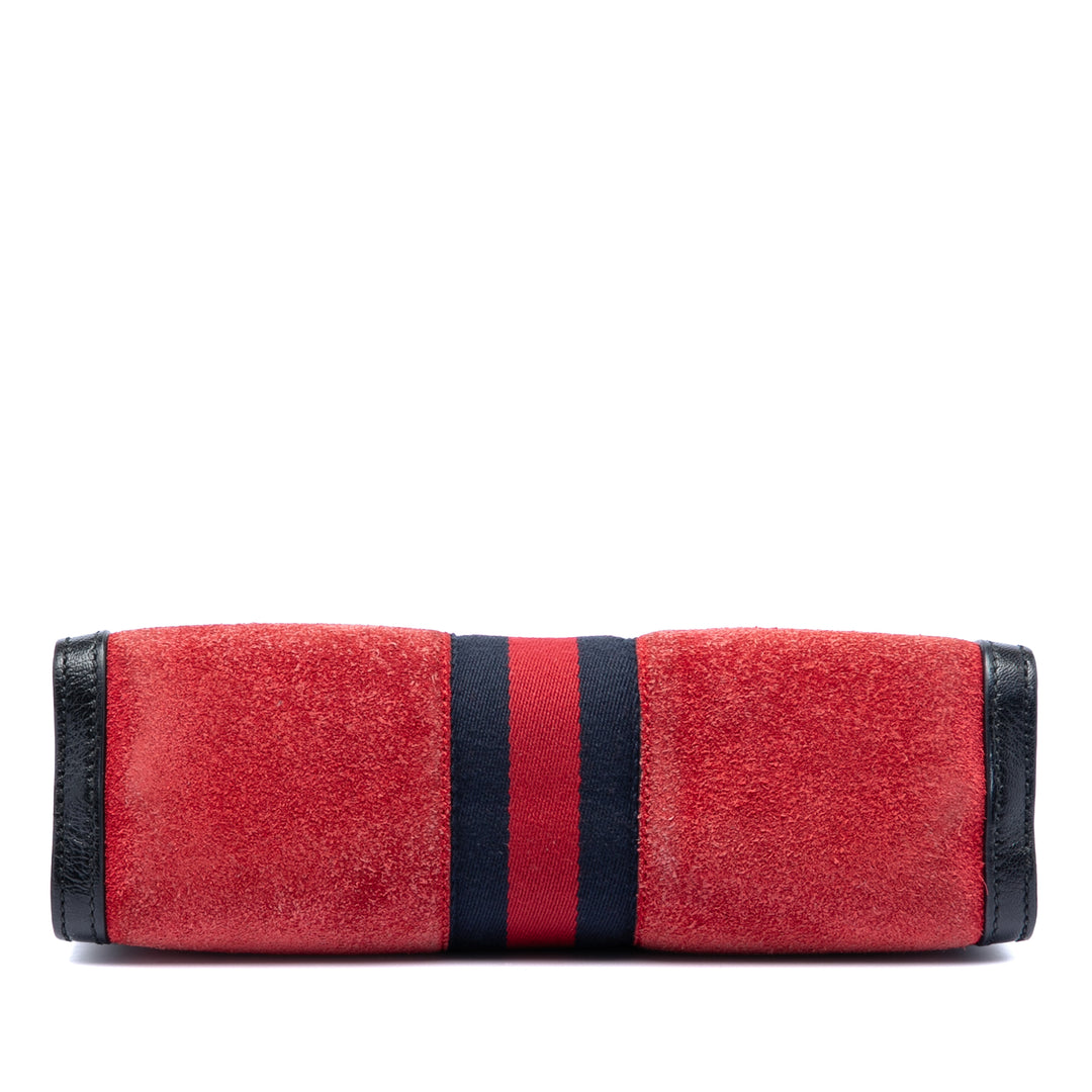 Gucci Small Daim Web Ophidia Chain Sac porté croisé