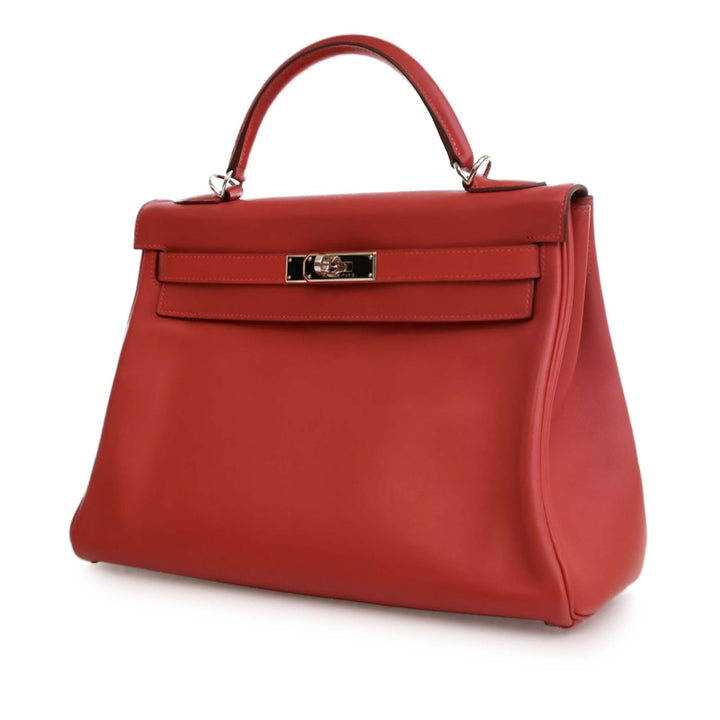 Hermès Swift Kelly II Retourne 32 Rouge – GABY PARIS Authentique