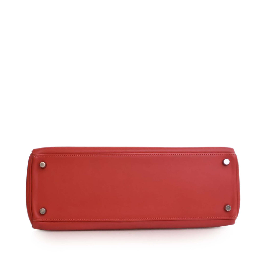 Hermès Swift Kelly II Retourne 32 Rouge – GABY PARIS Authentique