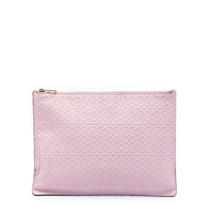 LOEWE embossé Anagram Cuir de veau Repeat Pochette