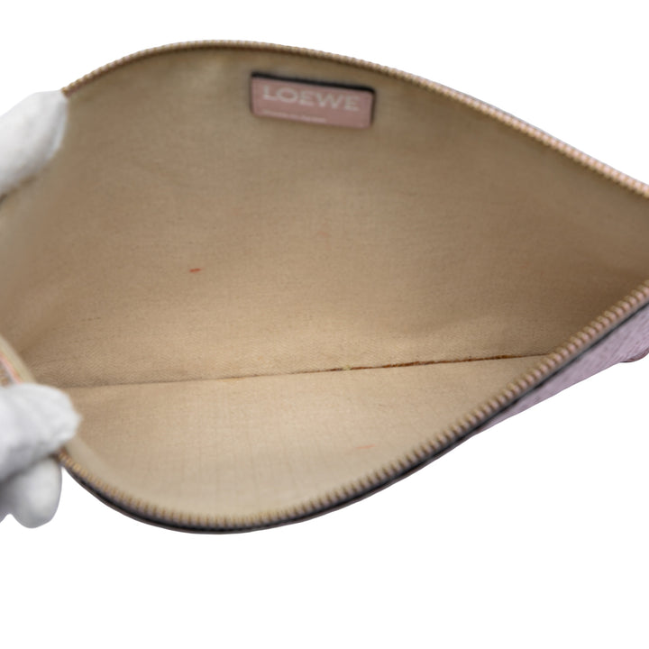 LOEWE embossé Anagram Cuir de veau Repeat Pochette
