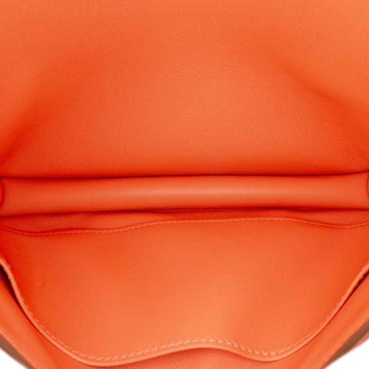 Hermès Sac bandoulière Doblis et Constance 24 Swift Gris – vue 4 – GABY PARIS