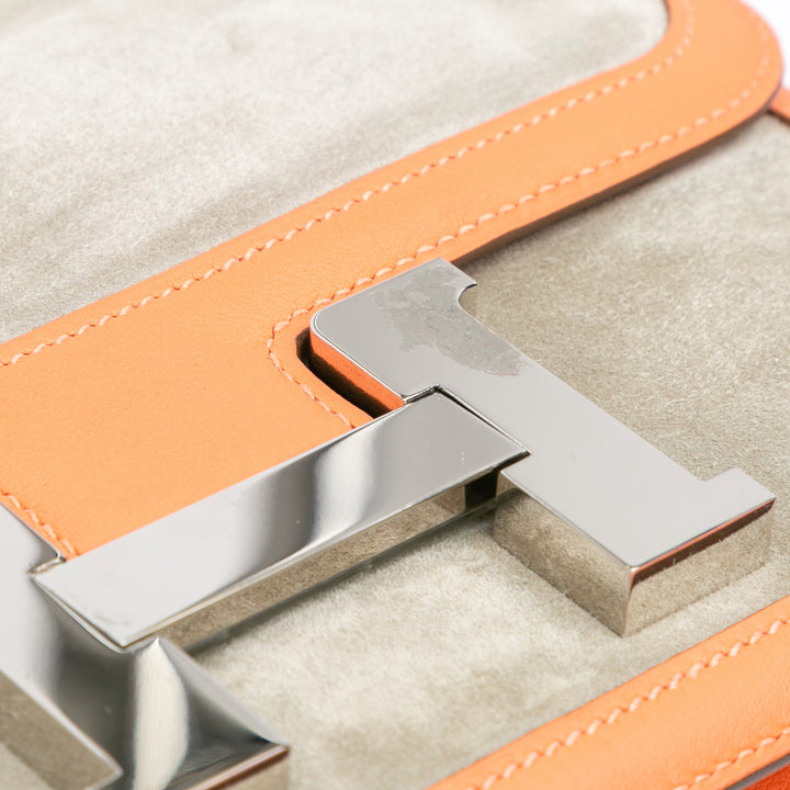 Hermès Sac bandoulière Doblis et Constance 24 Swift Gris – vue 8 – GABY PARIS