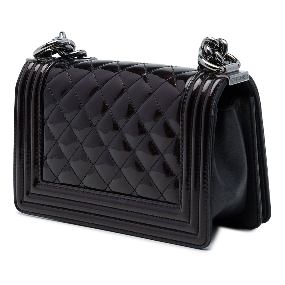 Chanel Matelassé Boy à rabat Petit Violet – vue 2 – GABY PARIS