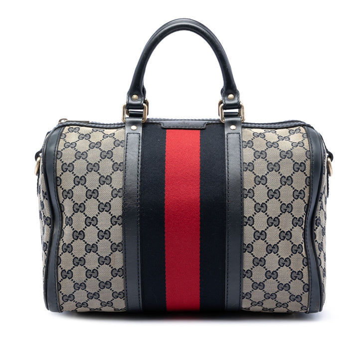 GG Web Joy Boston Sac Moyen Beige