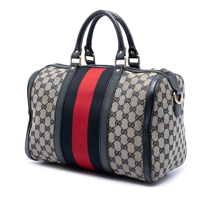 GG Web Joy Boston Sac Moyen Beige
