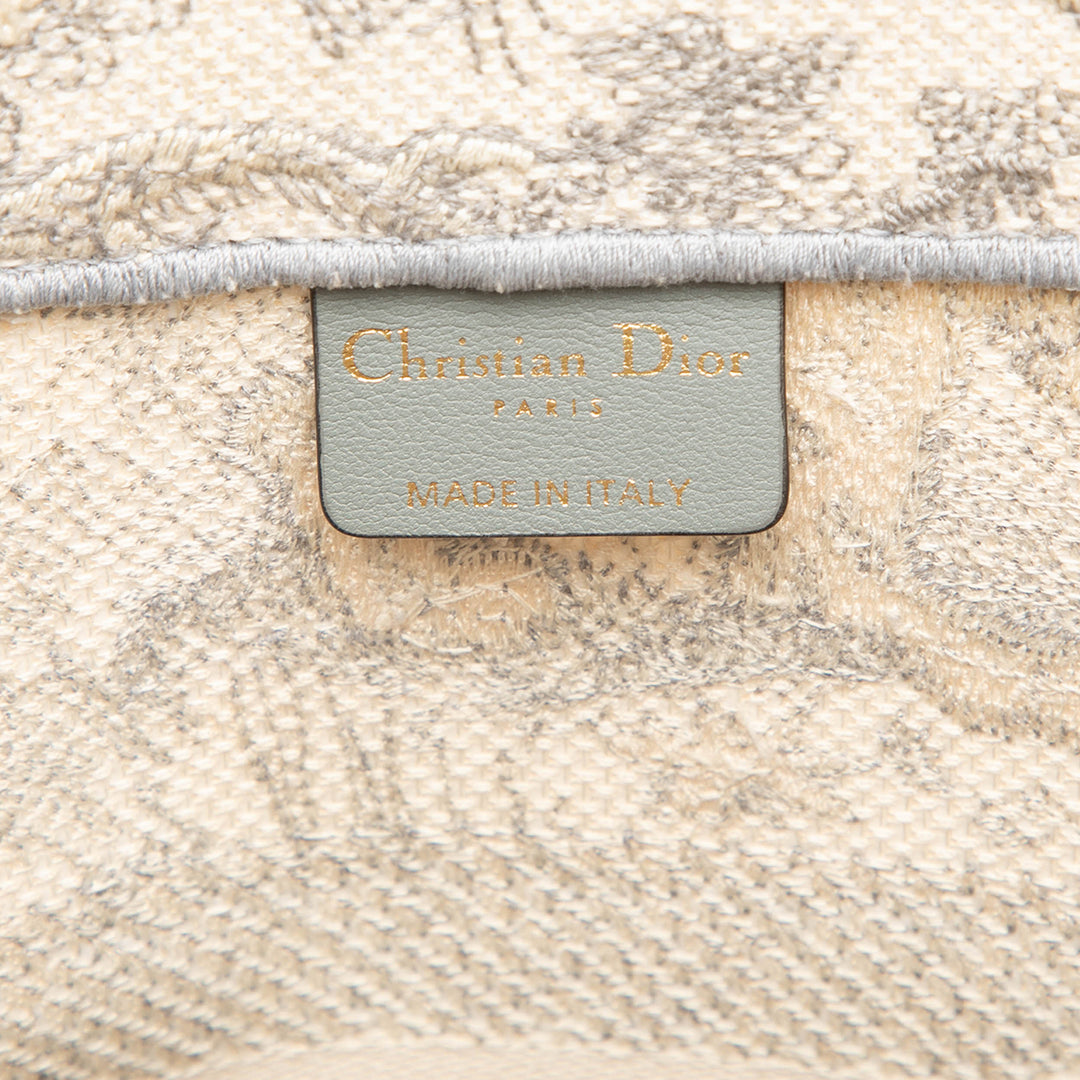 Dior Medium Toile brodé Dioriviera Toile De Jouy Book Cabas
