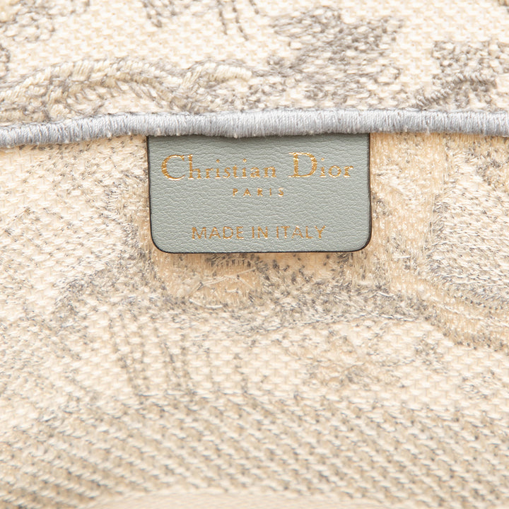 Dior Medium Toile brodé Dioriviera Toile De Jouy Book Cabas