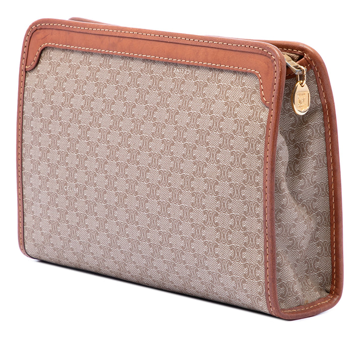 Celine Pochette Macadam Toile enduite Beige – vue 2 – GABY PARIS