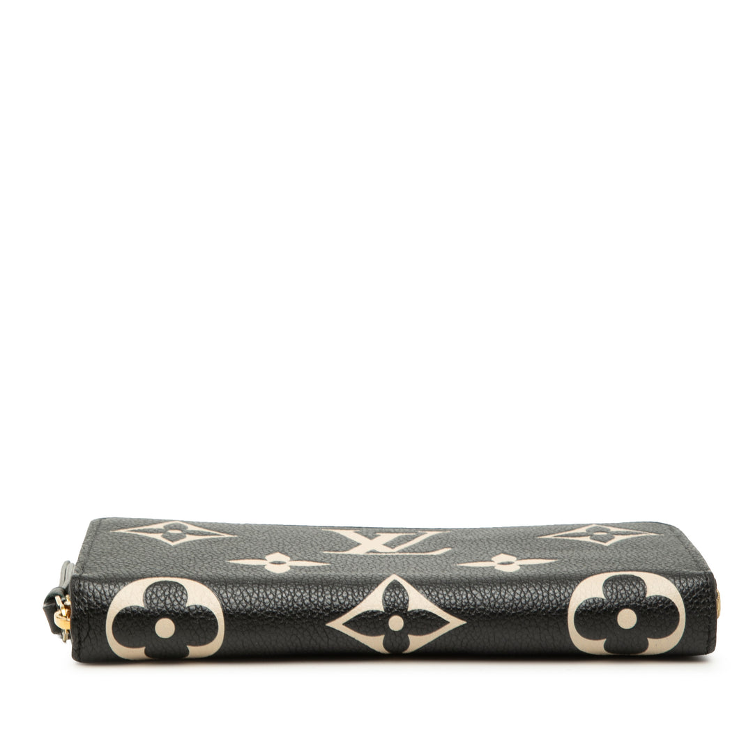 Louis Vuitton Bicolor Monogram Empreinte Giant Zippy Portefeuille
