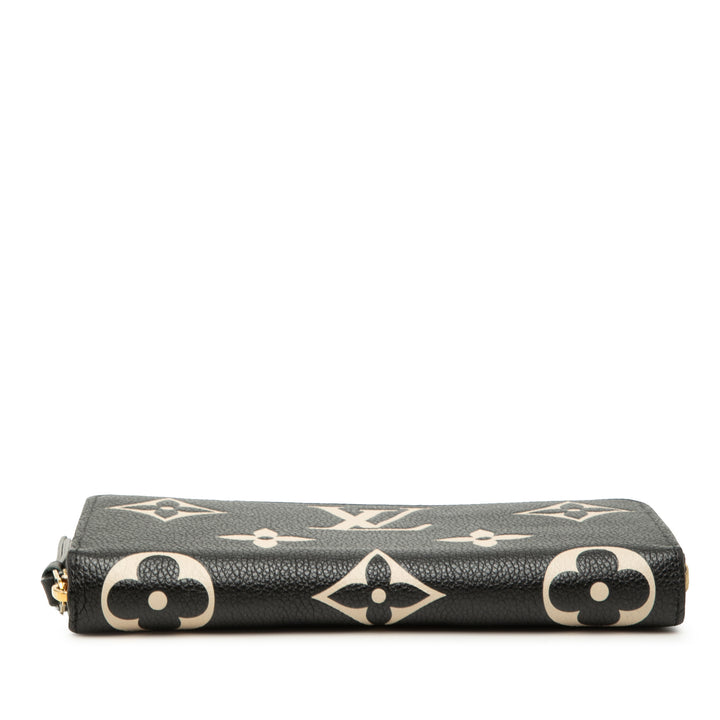 Louis Vuitton Bicolor Monogram Empreinte Giant Zippy Portefeuille