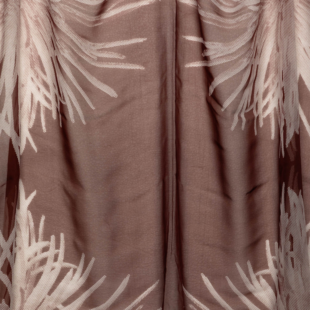 Hermès Dahlia Mousseline Shawl 140 Soie