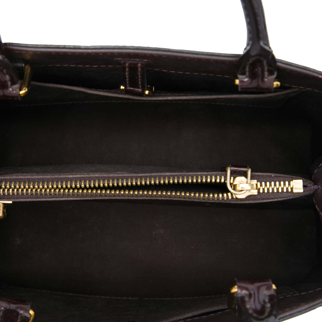 Louis Vuitton Montaigne BB Cuir verni Monogram Violet