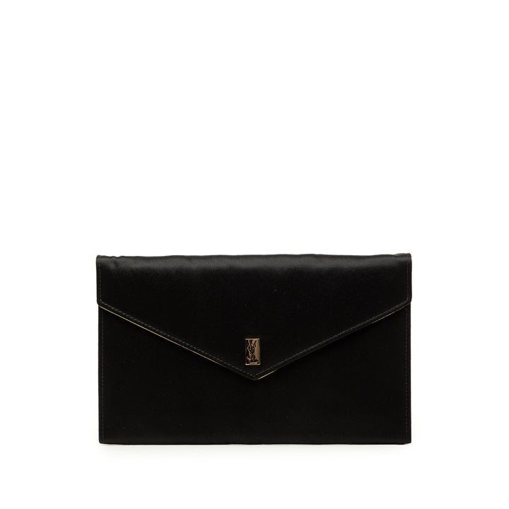 Saint Laurent Enveloppe Pochette Noir – vue principale – GABY PARIS