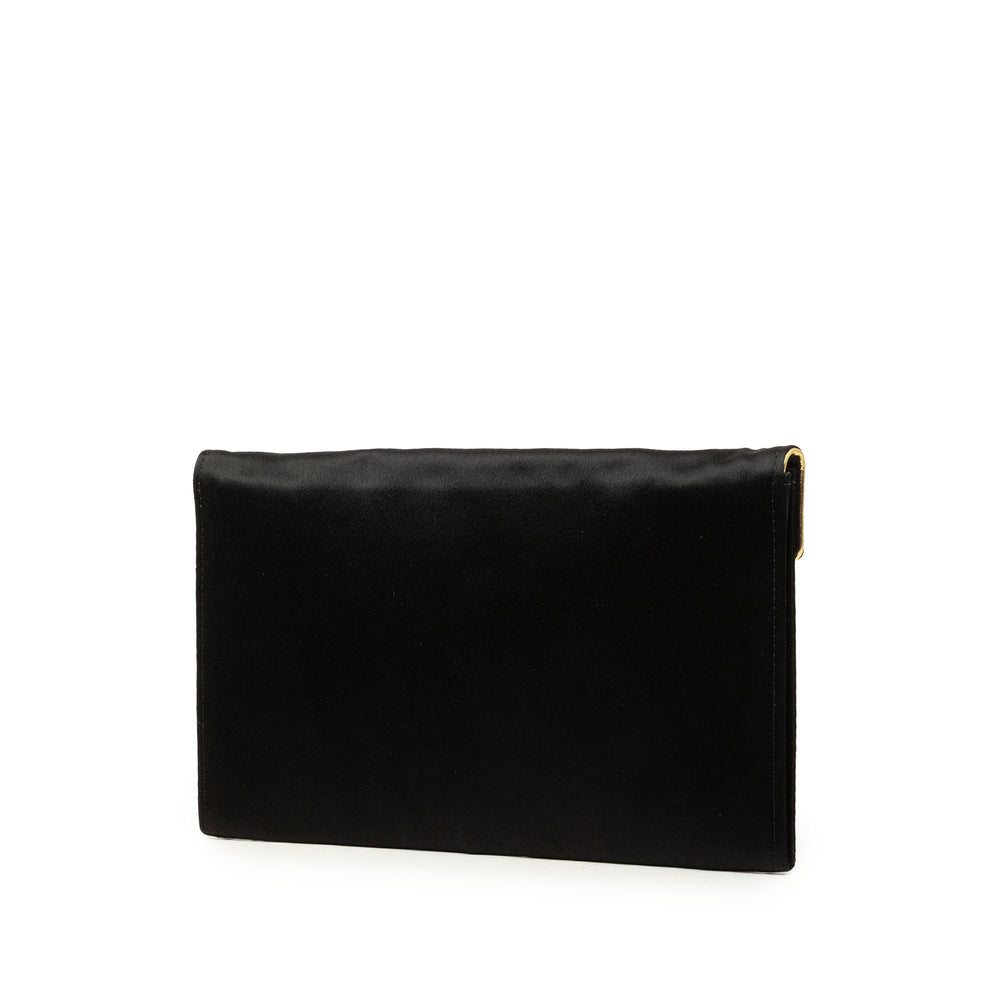 Saint Laurent Enveloppe Pochette Noir – vue 2 – GABY PARIS