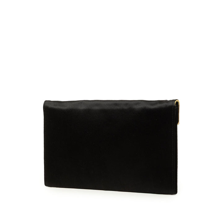 Saint Laurent Enveloppe Pochette Noir – vue 2 – GABY PARIS