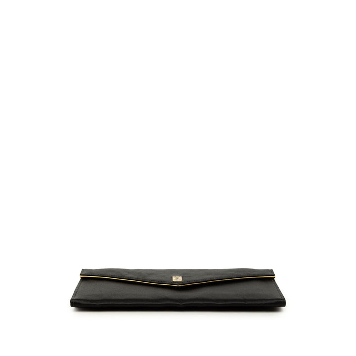Saint Laurent Enveloppe Pochette Noir – vue 3 – GABY PARIS