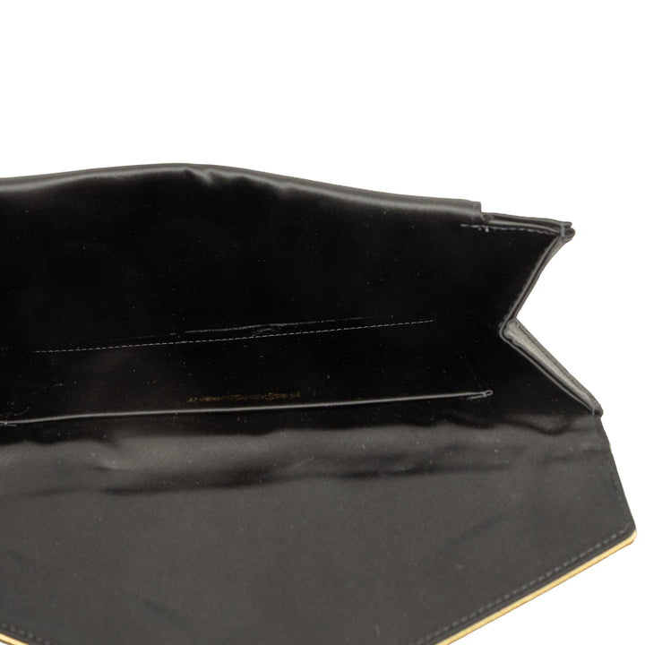 Saint Laurent Enveloppe Pochette Noir – vue 4 – GABY PARIS