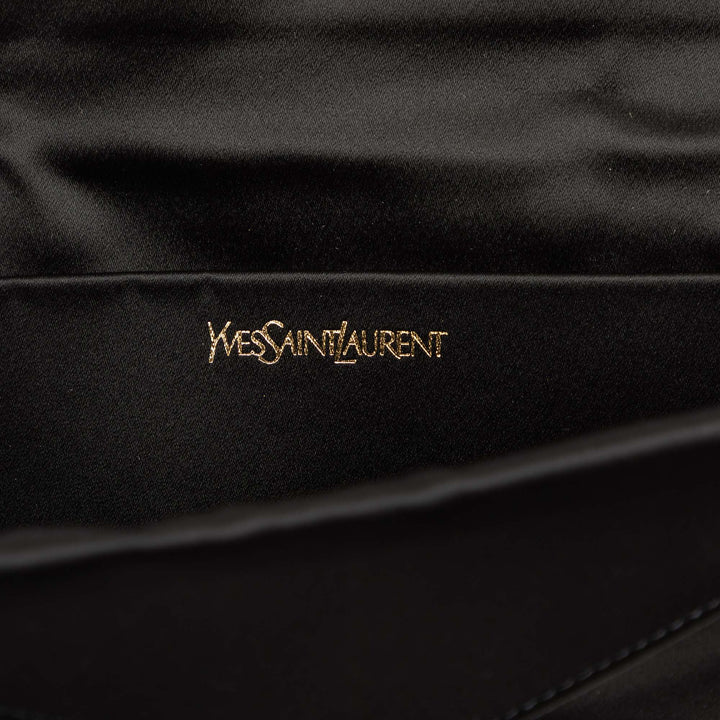 Saint Laurent Enveloppe Pochette Noir – vue 5 – GABY PARIS