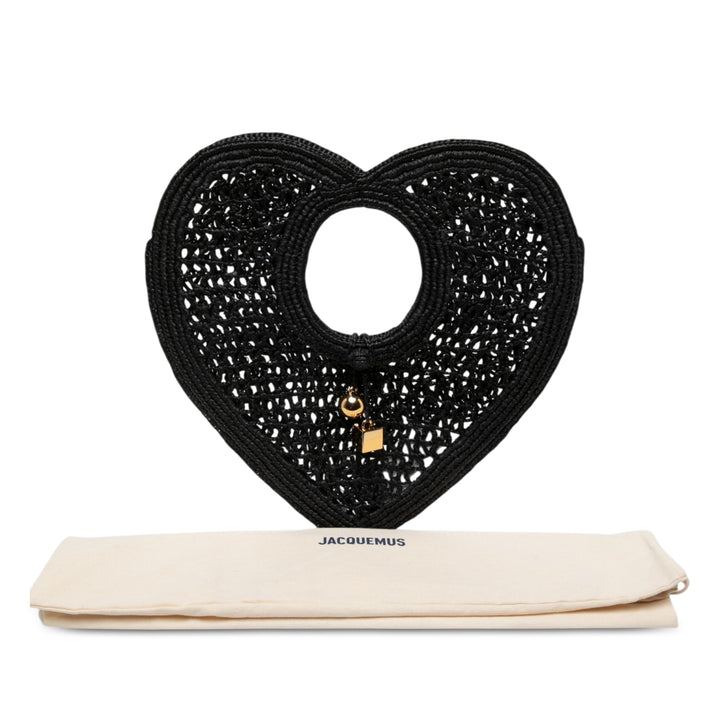 Jacquemus Sac à main Le Spiaggia Coeur Noir – vue 9 – GABY PARIS