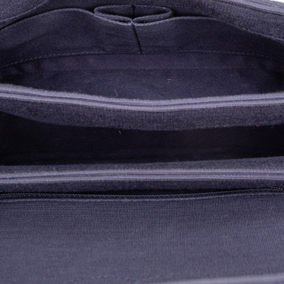 Chanel Small Chevron Jersey Trendy CC anse supérieure à rabat