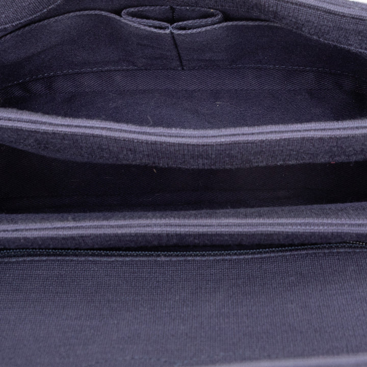 Chanel Small Chevron Jersey Trendy CC anse supérieure à rabat