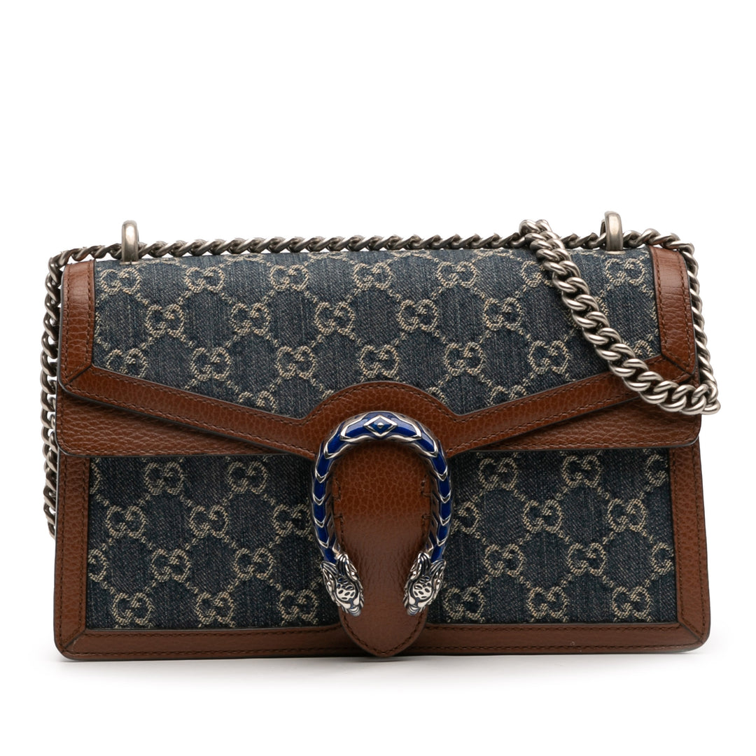 GG Dionysus Sac Moyen Jean Bleu