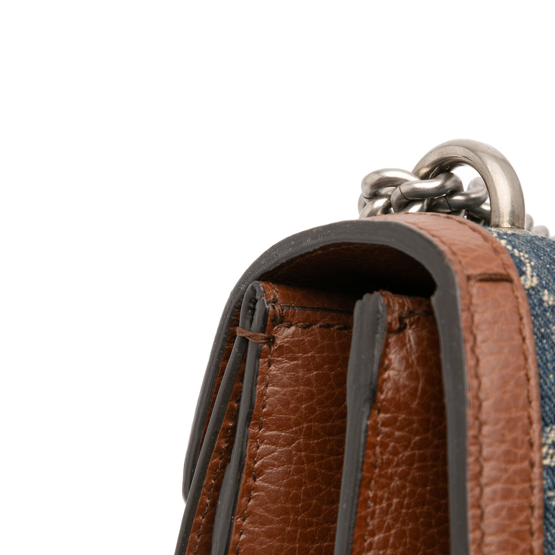 GG Dionysus Sac Moyen Jean Bleu