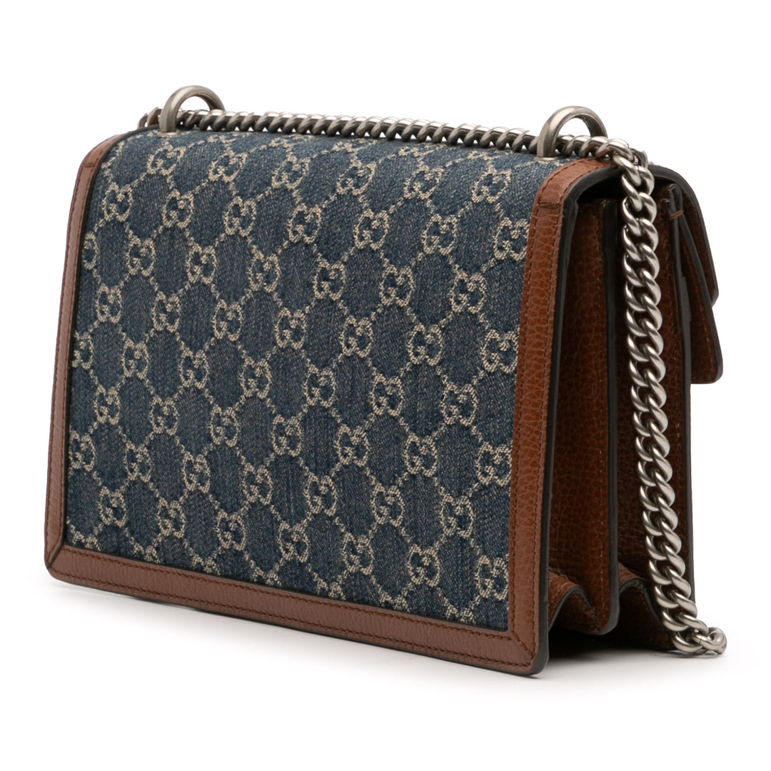 GG Dionysus Sac Moyen Jean Bleu