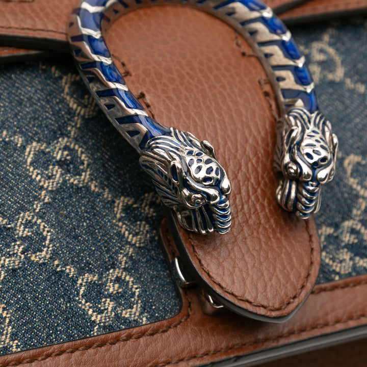 GG Dionysus Sac Moyen Jean Bleu